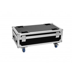 ROADINGER Flightcase 6x AKKU IP UP-4 Plus HCL Spot WDMX with Charging Function